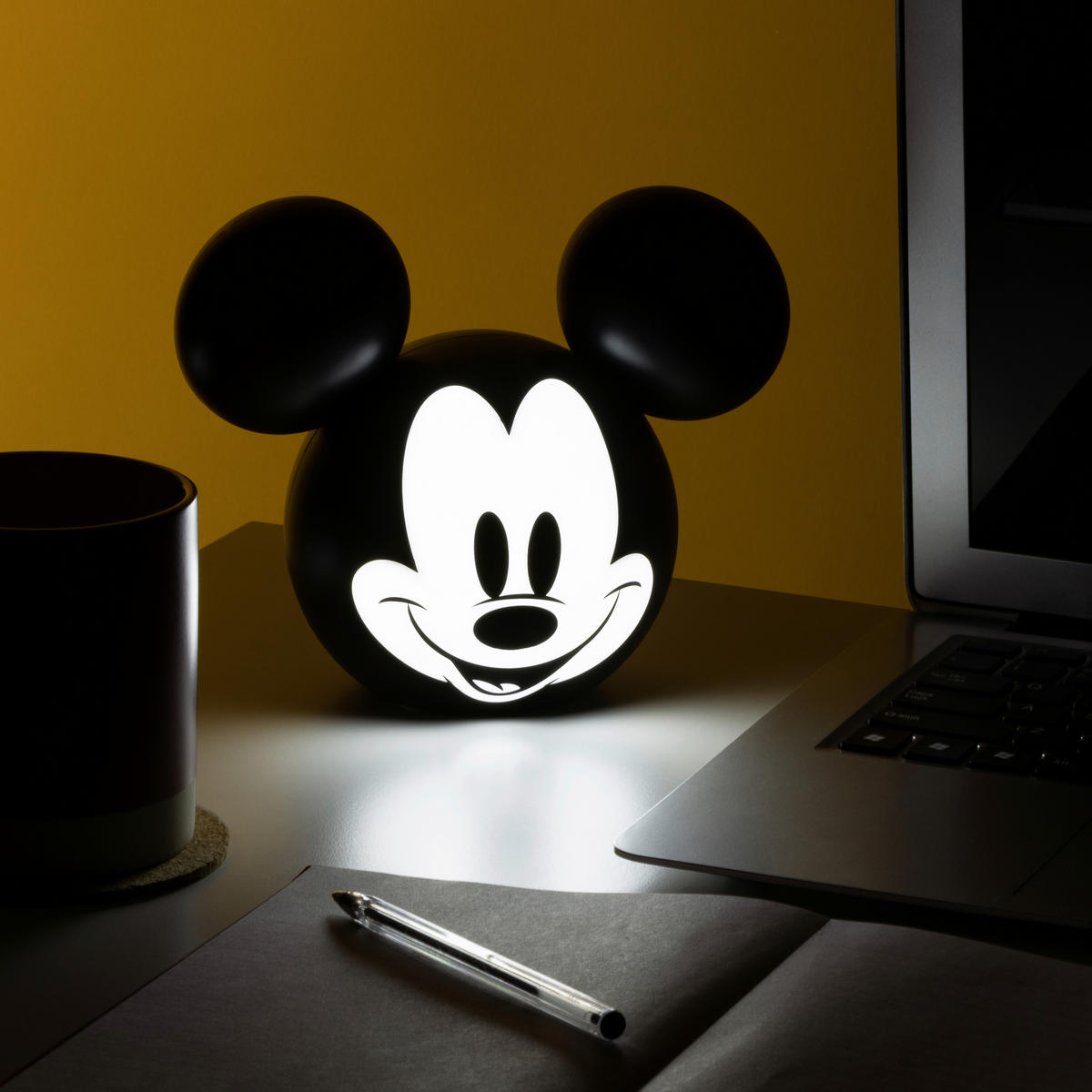 LED-DEKOLEUCHTE Mickey Mouse   - Multicolor/Schwarz, Basics, Kunststoff (17.8/14.5/11.05cm) - Disney