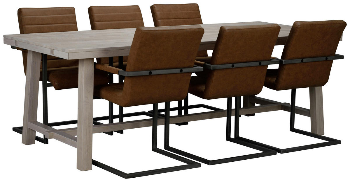 MATBORD i trä 220/95/76 cm   - naturfärgad, Klassisk, trä (220/95/76cm) - Rowico