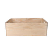 REGALKORB 36/25/11,5 cm  - Naturfarben, Trend, Holz (36/25/11,5cm) - Ambia Home