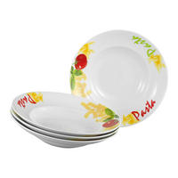 PASTATELLER Porzellan 4-teilig Milano Pasta  - Multicolor, Basics, Keramik (27cm) - Creatable