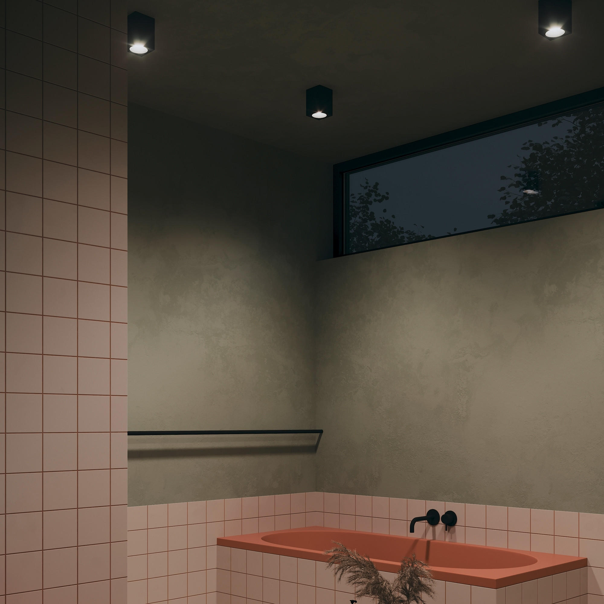 TAKLAMPA Ceiling & Wall 9/9/11,5 cm - svart, Trend, metall (9/9/11,5cm) - MAYTONI
