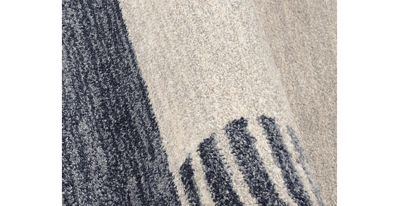 WEBTEPPICH 65/130 cm Palazzo Lobo Blau, Grau - Blau/Grau, KONVENTIONELL, Textil (65/130cm) - Novel
