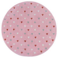 KINDERTEPPICH 100 cm Adventures  - Hellrosa, Design, Kunststoff (100cm)