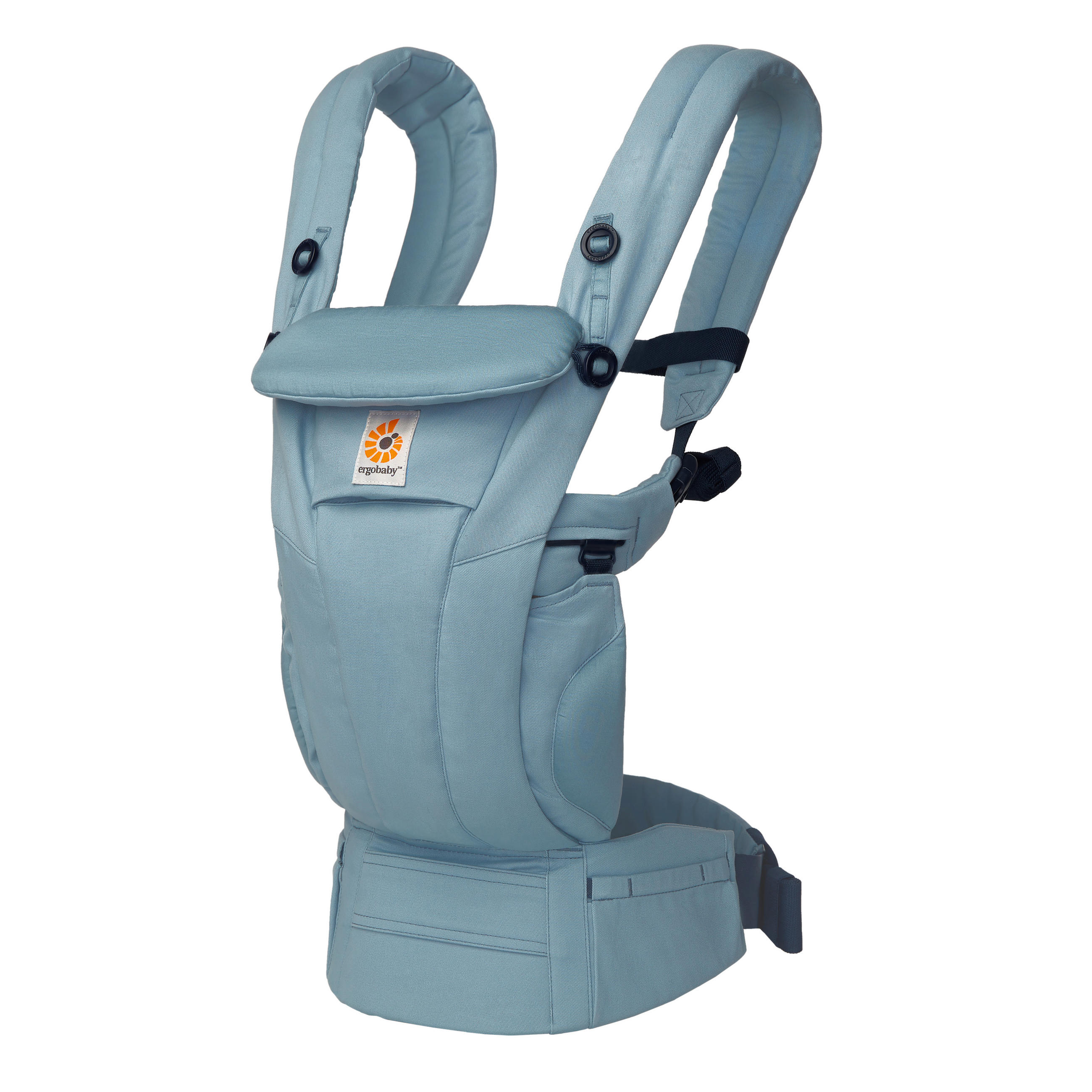 BABYTRAGE Omni Dream  - Pastellblau, Basics, Textil (23,5/16/27cm) - Ergo Baby