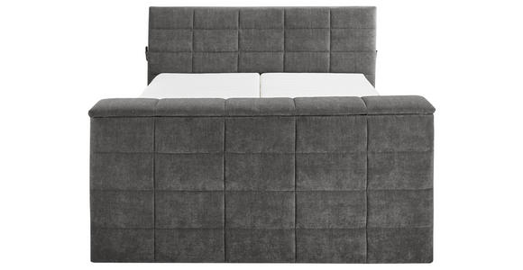 BOXSPRINGBETT 180/200 cm  in Dunkelgrau  - Dunkelgrau, KONVENTIONELL, Textil (180/200cm) - Carryhome