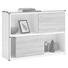 SIDEBOARD bedruckt, Hochglanz, lackiert Eichefarben, Weiß - Eichefarben/Weiß, Design, Holzwerkstoff/Kunststoff (135/91,5/37cm) - Stylife