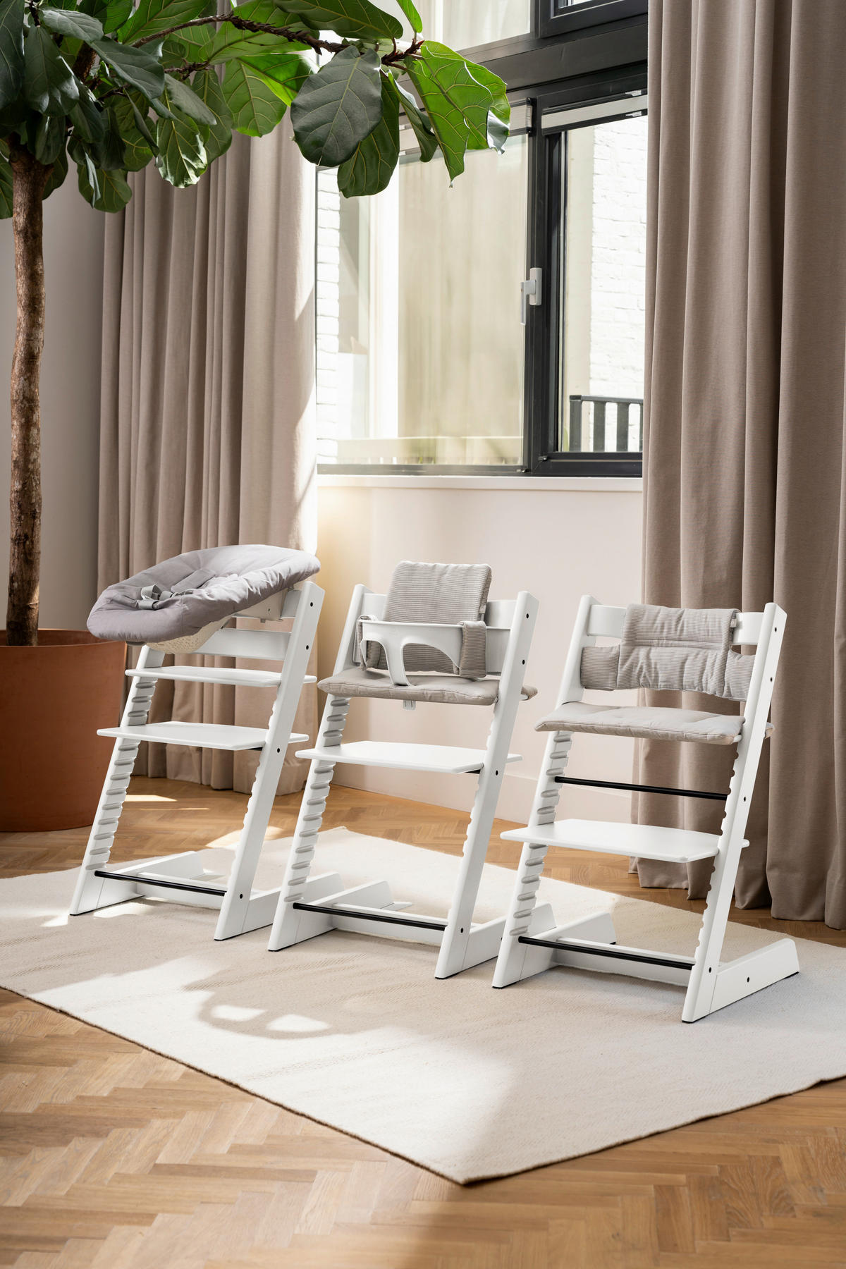 HOCHSTUHL Tripp Trapp Weiß White  - Weiß, Basics, Holz (46/79/49cm) - Stokke