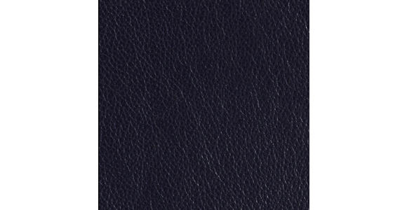 SCHLAFSOFA Bard in Echtleder Dunkelblau  - Schwarz/Dunkelblau, KONVENTIONELL, Leder/Kunststoff (206/81/96cm) - Novel