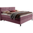 BOXSPRINGBETT 200/220 cm  in Rosa  - Schwarz/Rosa, KONVENTIONELL, Textil/Metall (200/220cm) - Esposa