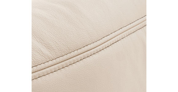 BOXSPRINGBETT 180/200 cm,  in Naturfarben, Matratze, gepolstertes Kopfteil, Topper, H2 + H3 = mittel + fest  - Schwarz/Naturfarben, Design, Leder/Holz (180/200cm) - Novel