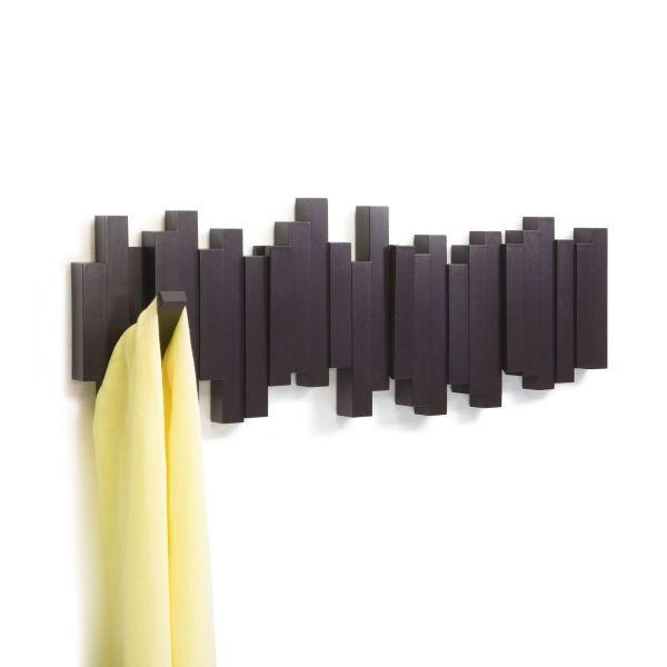 STENSKI OBEŠALNIK - Basics, umetna masa (46/18/3cm) - Umbra