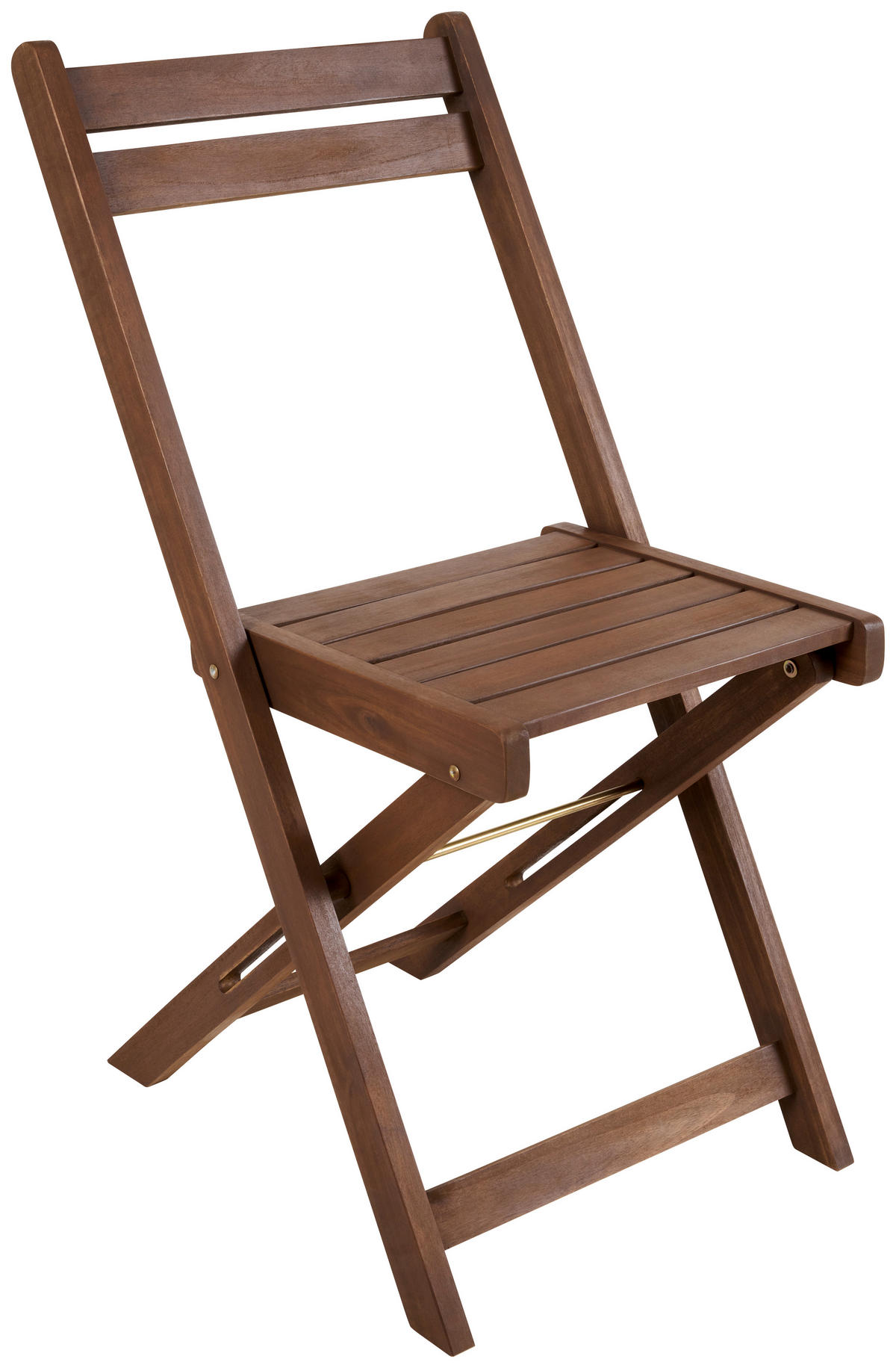 GARTENKLAPPSTUHL in Holz, Metall Braun  - Braun, Basics, Holz/Metall (49,5/39/79cm) - Ambia Home