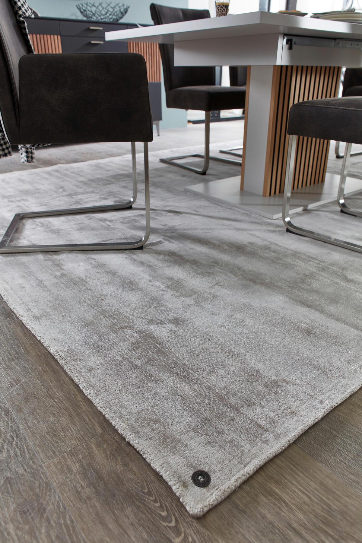 HANDWEBTEPPICH 250/350 cm Silberfarben  - Silberfarben, Basics, Textil (250/350cm) - Tom Tailor