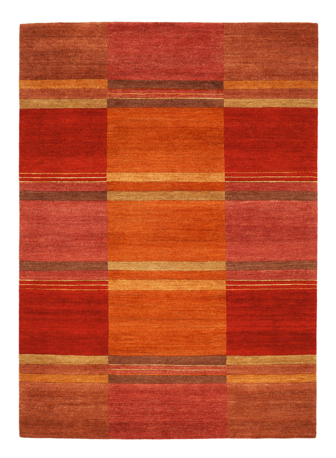 Wollteppich  140/200 cm  Kastanienfarben   - Kastanienfarben, Basics, Textil (140/200cm) - Cazaris