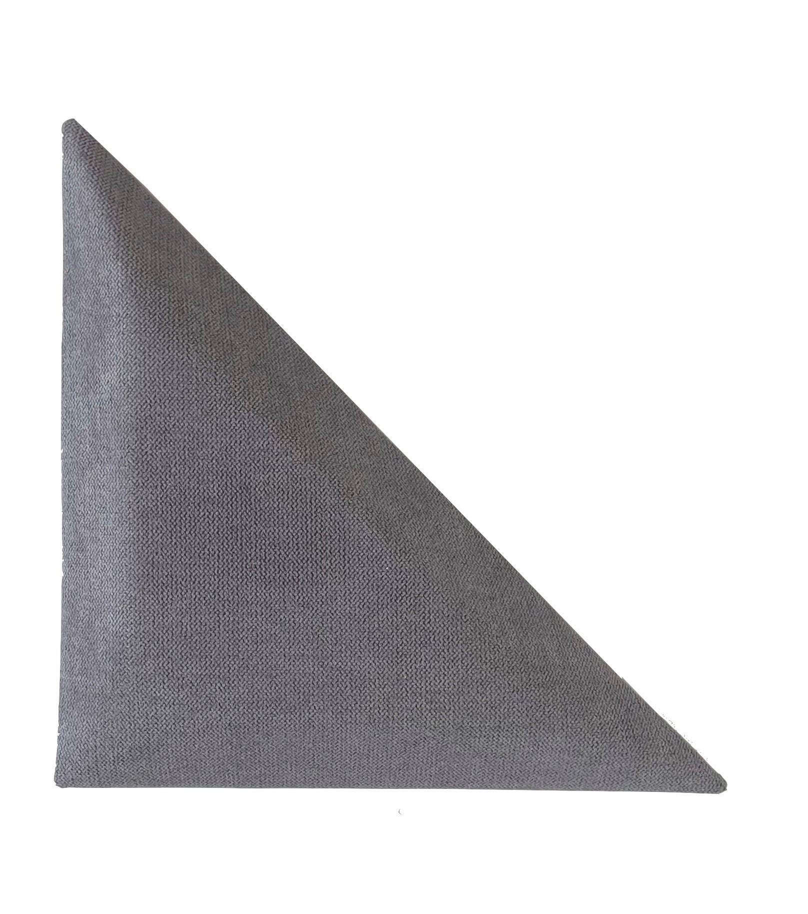 Wandpolster 2er-Set 29,5x29,5 cm Dreieckig, Grau