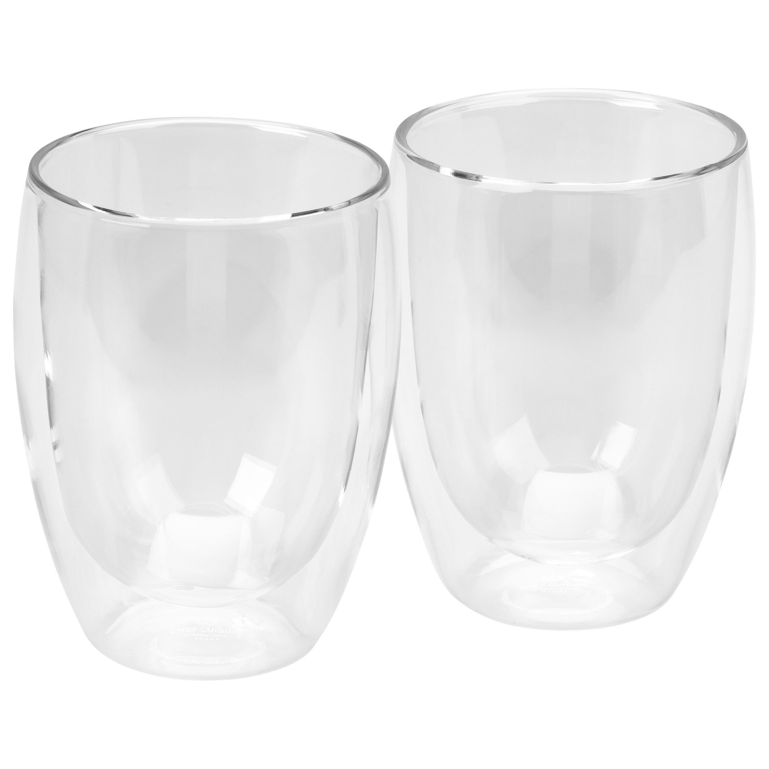 LATTE-MACCHIATO-SET 2-teilig  - Transparent, Basics, Glas (22/12.5/14.3cm) - CHEF CUISINE