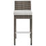 BARHOCKER Grau, Hellgrau - Hellgrau/Grau, Design, Kunststoff/Textil (43/100/51cm) - Ambia Garden