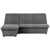 ECKSOFA Looks VIII Graubraun Webstoff  - Graubraun/Schwarz, Design, Kunststoff/Textil (168/214cm) - LOOKS by W.Joop