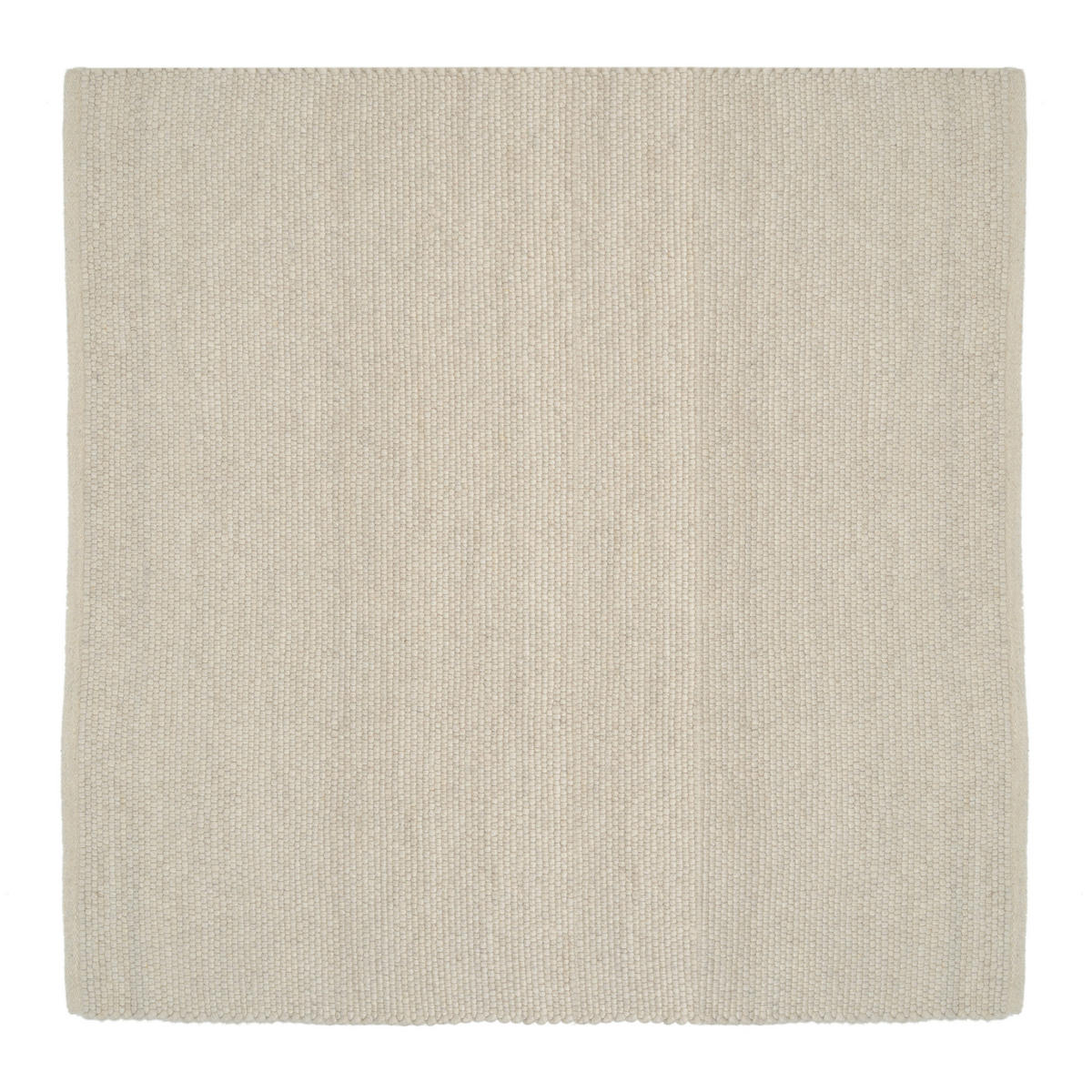 HANDWEBTEPPICH 200/200 cm Helsinki Naturfarben, Weiß  - Naturfarben/Weiß, Basics, Textil (200/200cm) - Linea Natura