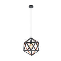 ZÁVESNÉ SVIETIDLO, 30,5/110 cm  - čierna/medená, Design, kov (30,5/110cm) - Eglo