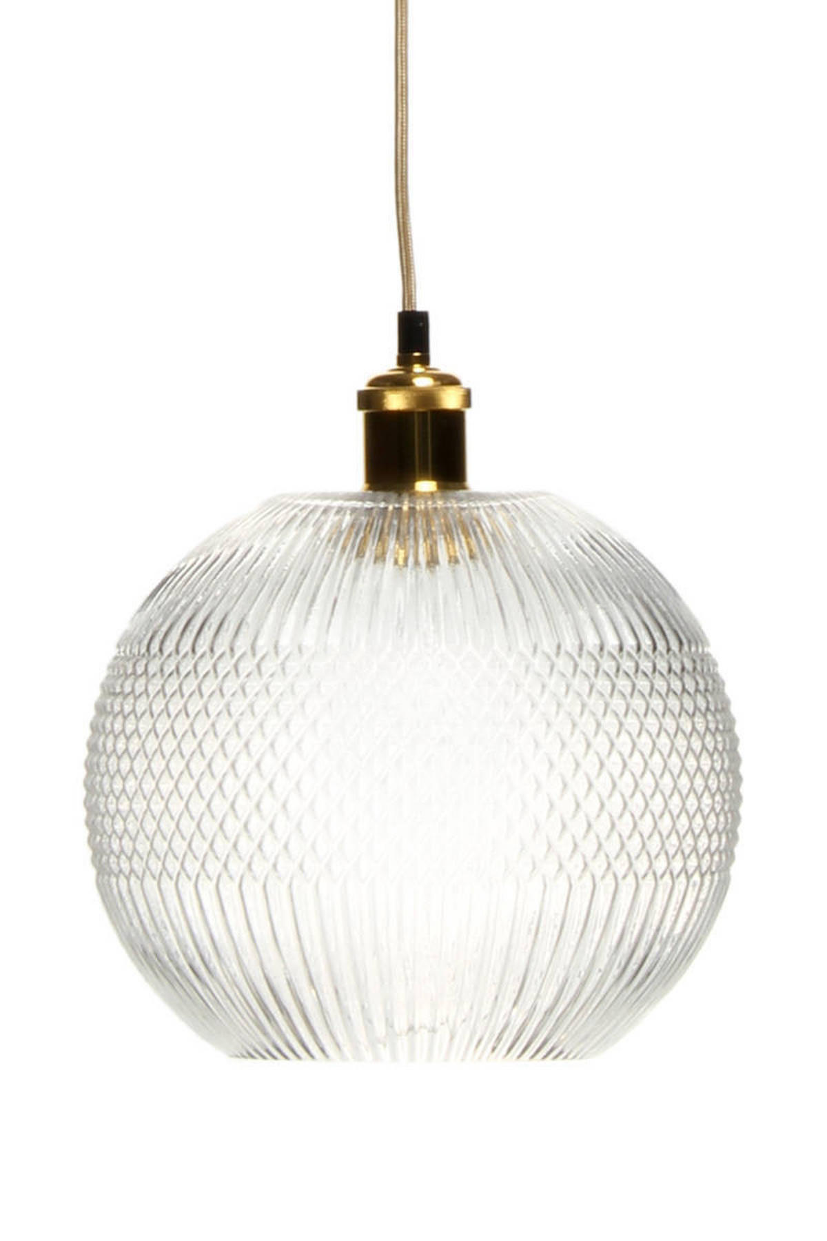 HÄNGELEUCHTE  25/26/25 cm   - Grau, Trend, Glas (25/26/25cm) - Kayoom