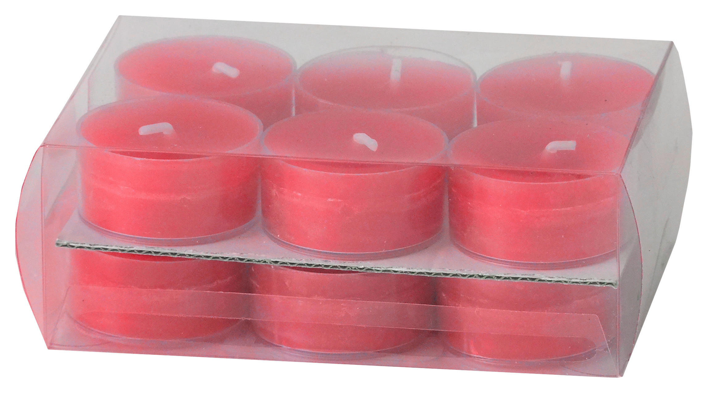 TEELICHTSET 12 Stück  - Magenta, Basics (3,8/1,8cm) - Steinhart