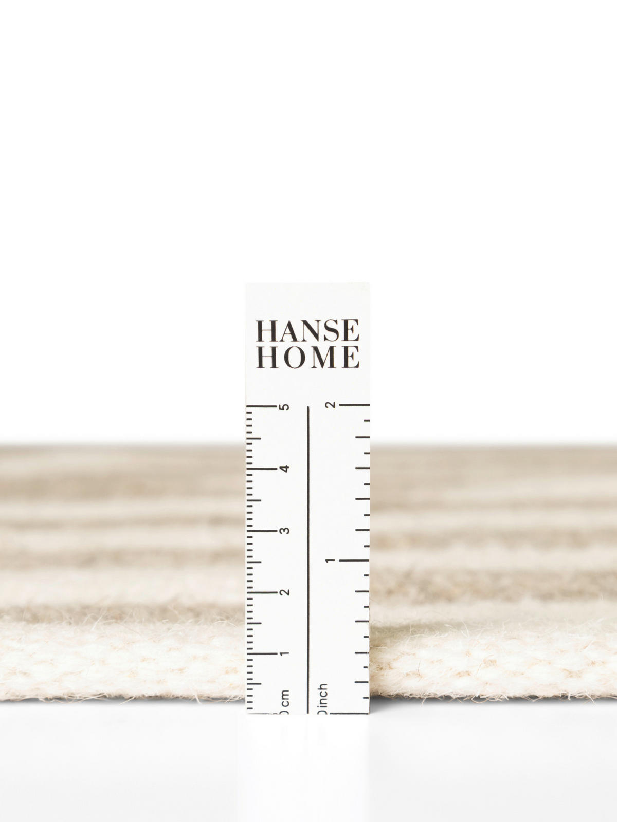 HANDWEBTEPPICH 160/230 cm Vika Weiß, Greige rechteckig  - Greige/Weiß, Basics, Textil (160/230cm) - Hanse Home