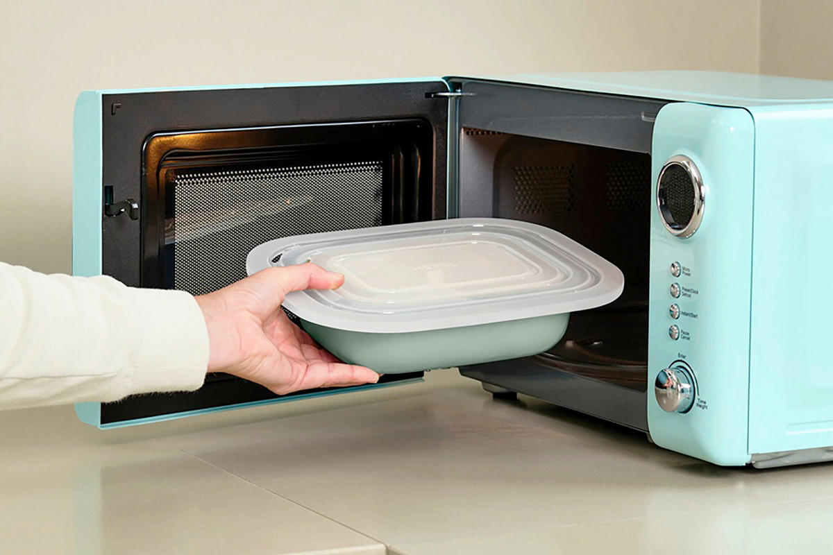 VORRATSDOSENSET 2-teilig  - Klar/Salbeigrün, Kunststoff (1000ml) - Mepal