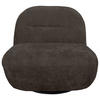 SESSEL in Struktur Mokka  - Schwarz/Mokka, Basics, Textil/Metall (85/74/85cm) - Livetastic