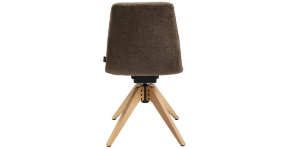 STUHL in Flachgewebe Holz, Textil - Eichefarben/Braun, Design, Holz/Textil (46/85-88/55cm) - Johann Jakob
