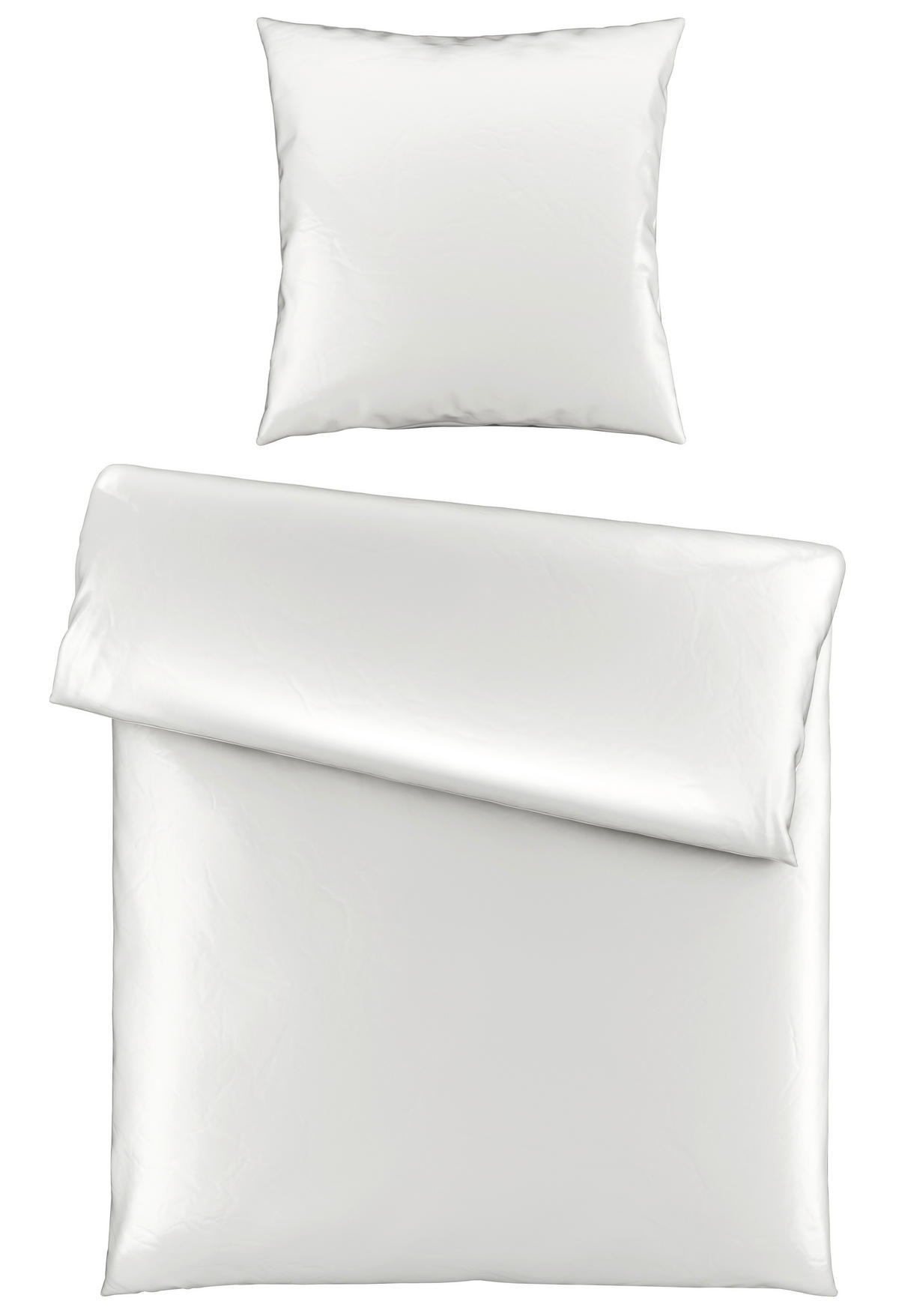 BETTWÄSCHE NIGIRI Satin 135/200 cm  - Weiß, Basics, Textil (135/200cm) - Bio:Vio