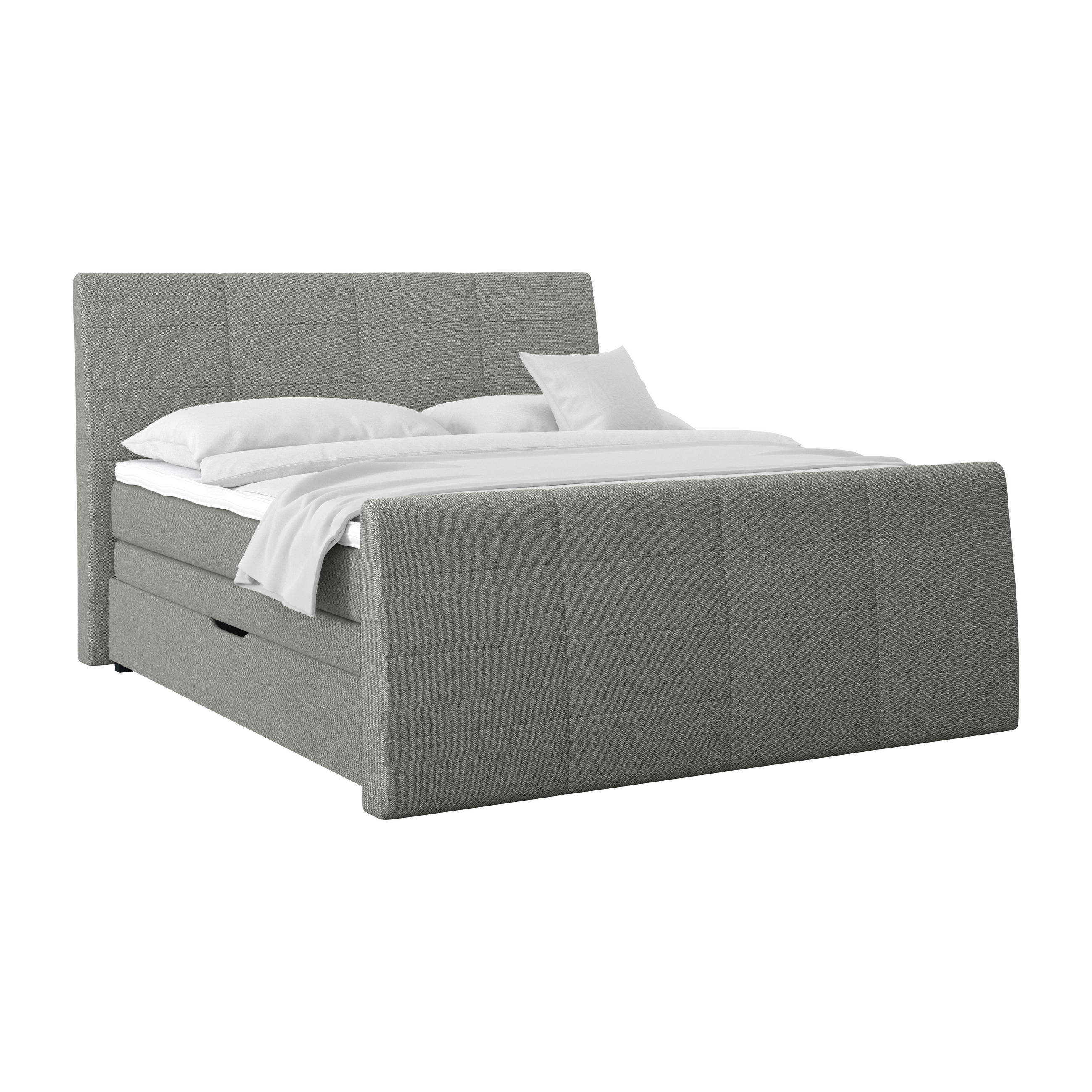 Boxspringbett Mit Topper & Bettkasten 180x200 Libra