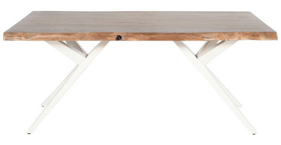 TISCHGESTELL in Metall 60/72/70 cm - Creme, Design, Metall (60/72/70cm) - Landscape
