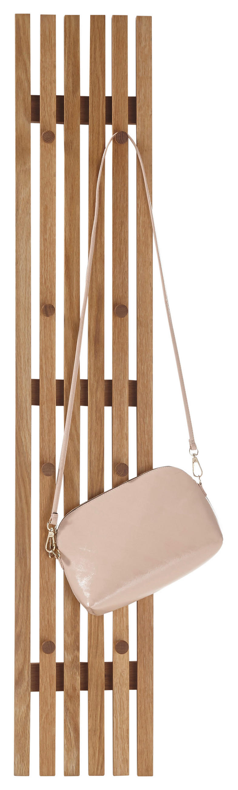 GARDEROBENPANEEL  in 22/120/5 cm  - Eichefarben, Natur, Holz (22/120/5cm)