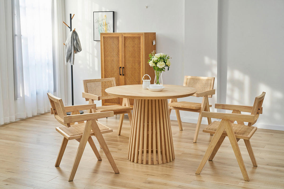 ARMLEHNSTUHL in Holz Naturfarben  - Naturfarben, MODERN, Holz (52/78/58cm) - MID.YOU