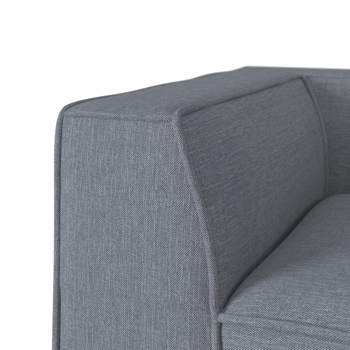 Outdoorsofa 268/69/238 cm Stahl  - Dunkelgrau, MODERN, Textil/Metall (268/69/238cm) - Ambia Garden