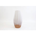 VASE 40 cm  - Hellbraun/Weiß, Basics, Keramik (20/40cm) - Ambia Home