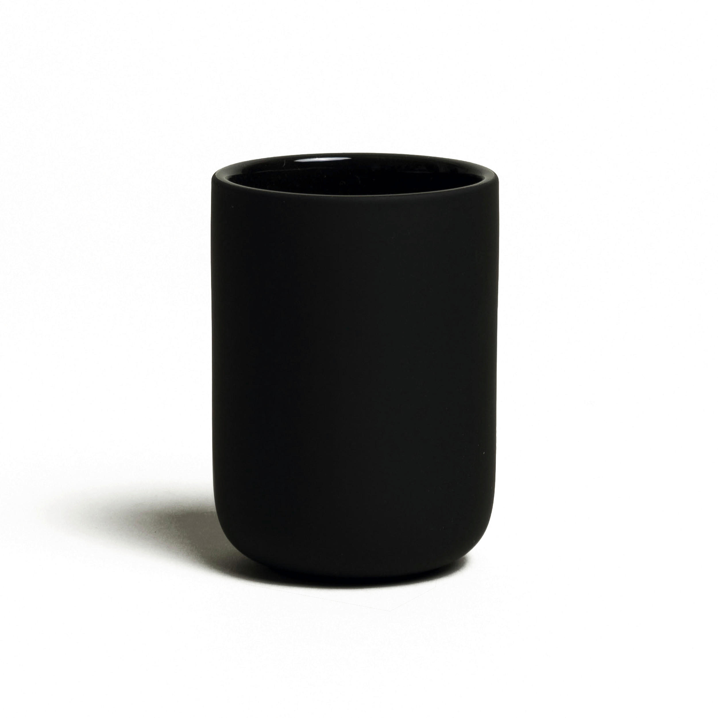 Moeve Zahnbürstenhalter Black Velvet Schwarz 8x10x8 cm