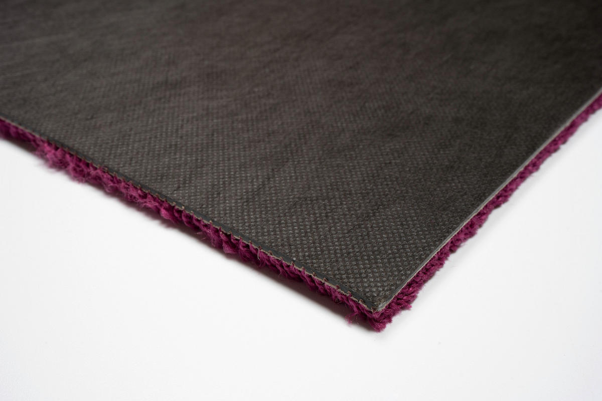 Teppichfliese Carousel 114 50/50 cm  in Lila  - Lila, Basics, Textil (50/50cm)