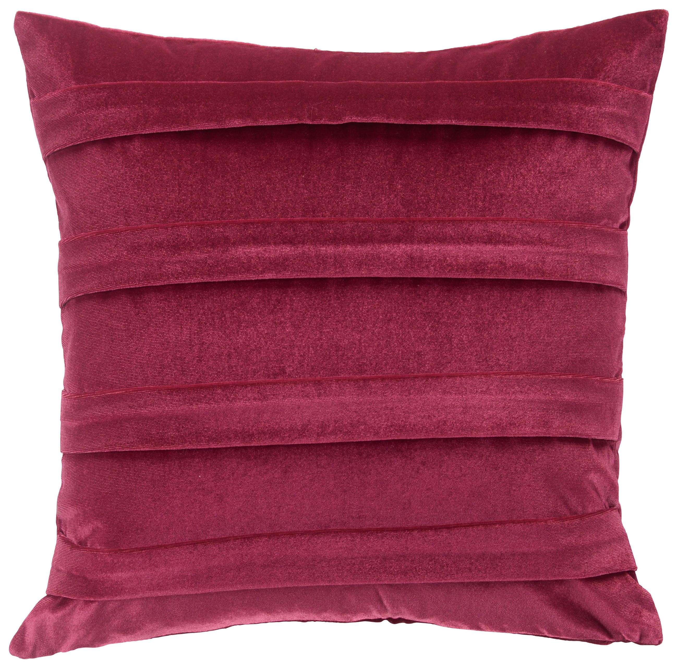 POŤAH NA VANKÚŠ  45/45 cm - bordová, Trend, textil (45/45cm) - Novel