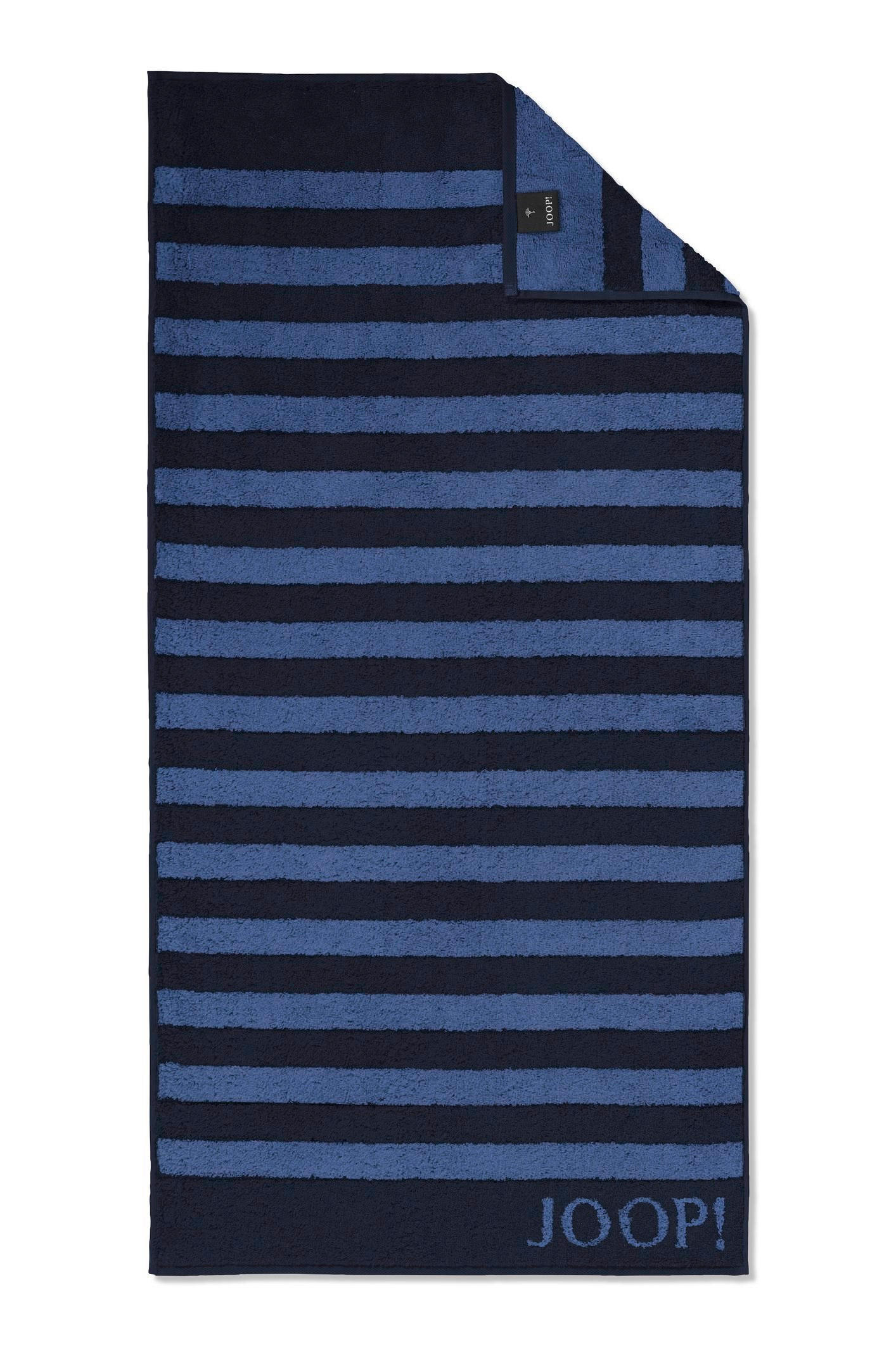 SAUNATUCH Classic Stripes - Blau/Dunkelblau, Basics, Textil (80/200cm) - Joop!