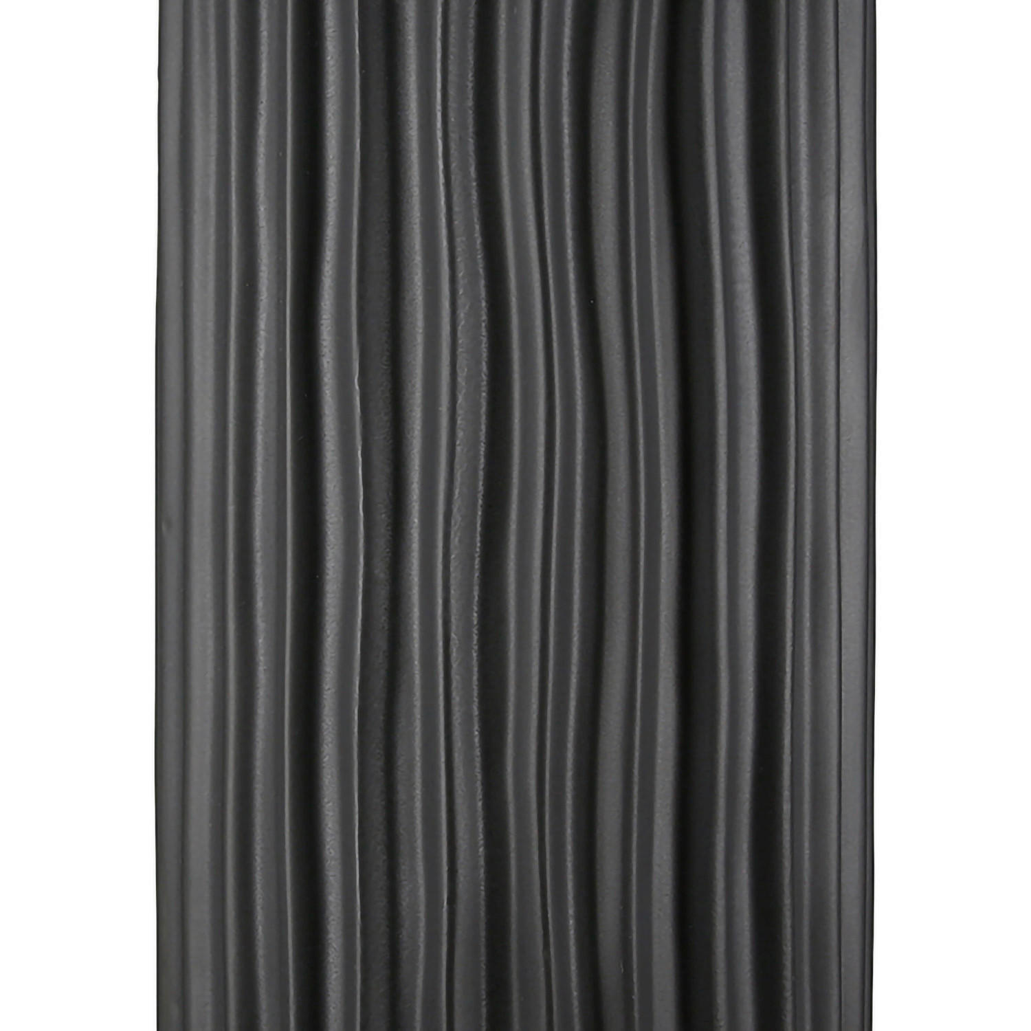 VASE Fjord  - Schwarz, Basics, Keramik (16/46/16cm)