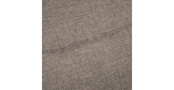 3-SITZER-SOFA Struktur Cappuccino - Schwarz/Cappuccino, Design, Textil/Metall (205/76-97/102cm) - Novel