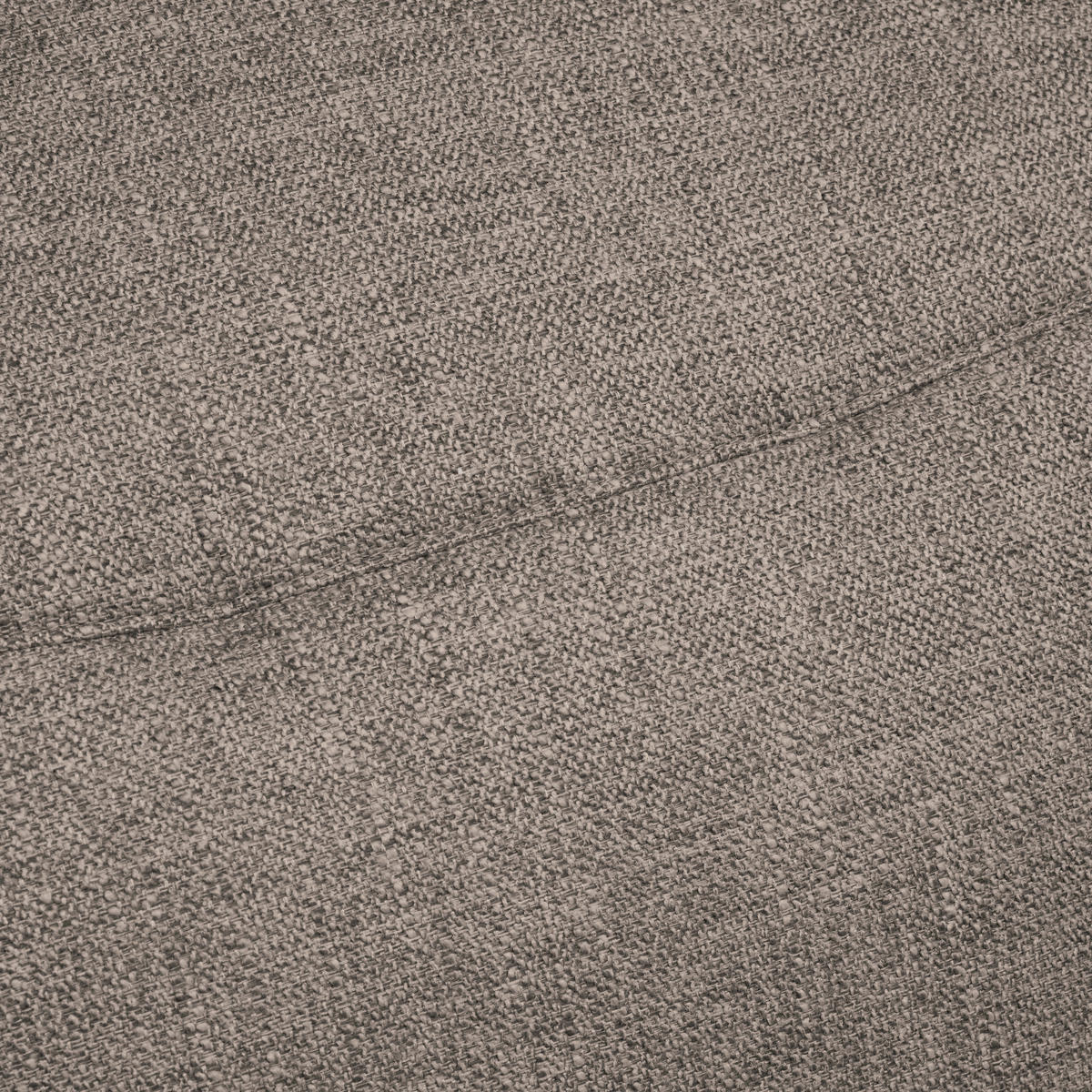 3-SITZER-SOFA in Struktur Cappuccino  - Schwarz/Cappuccino, Design, Textil/Metall (205/76-97/102cm) - Novel
