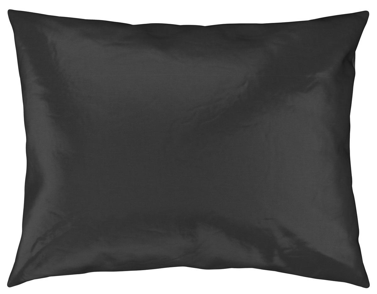 POVLEČENÍ, satén, antracitová, barvy stříbra, 140/200 cm - barvy stříbra/antracitová, Design, textil (140/200cm) - Dieter Knoll