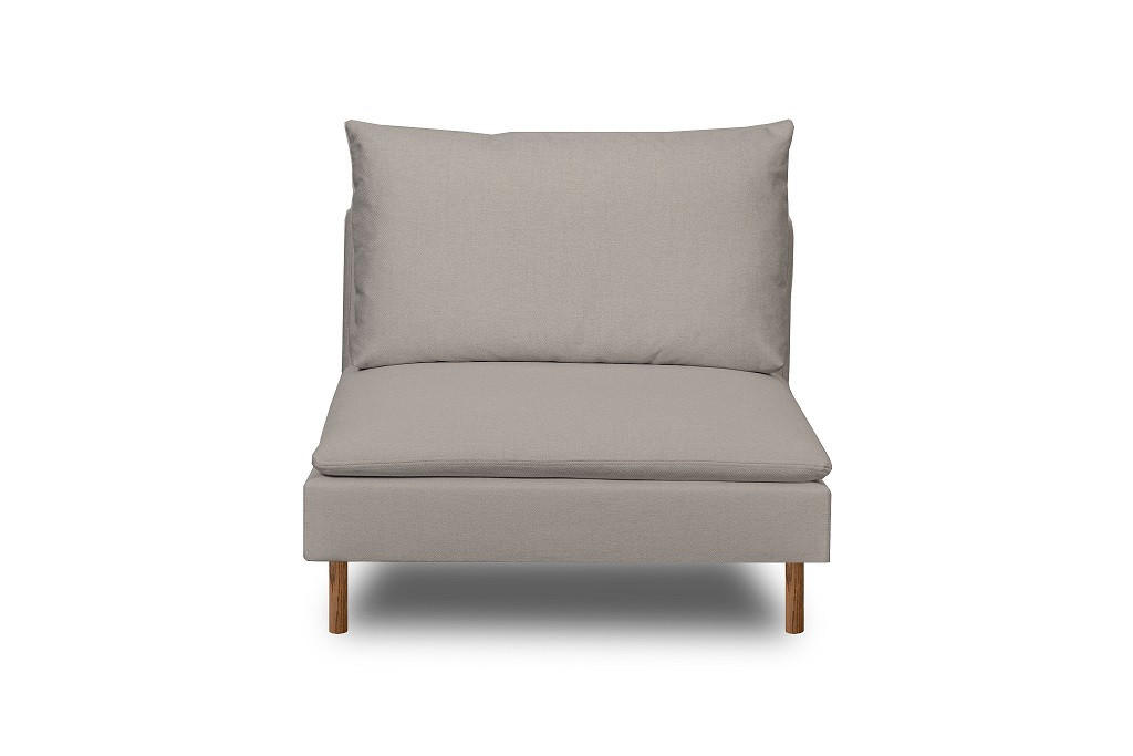 FÅTÖLJ i textil, metall, trä beige  - beige/brun, Klassisk, metall/trä (91/84/98cm) - Best Price