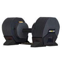 KOMPAKTHANTEL MX Select MX55 1 Stk. verstellbare Kurzhantel  - Schwarz, KONVENTIONELL, Kunststoff/Metall (40,2/29,2/21cm)
