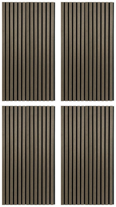 Xora Akustikpaneel Walnuss, Schwarz 52x2.2x104 cm