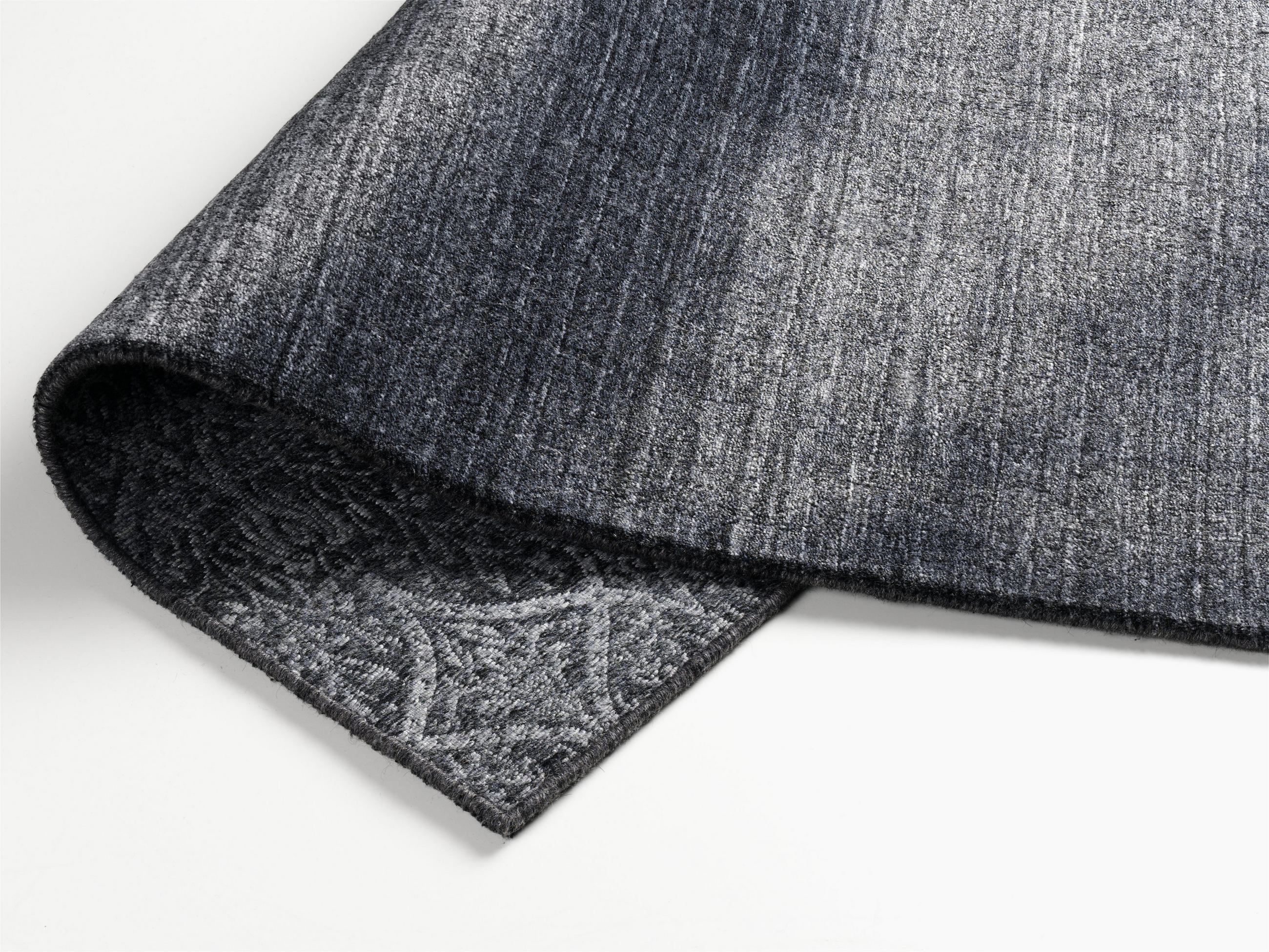 Thumbnail - Musterring Orientteppich Malibu, Dunkelgrau, Textil, Uni, rechteckig, 140x200 cm, für Fußbodenheizung geeignet, Teppiche...