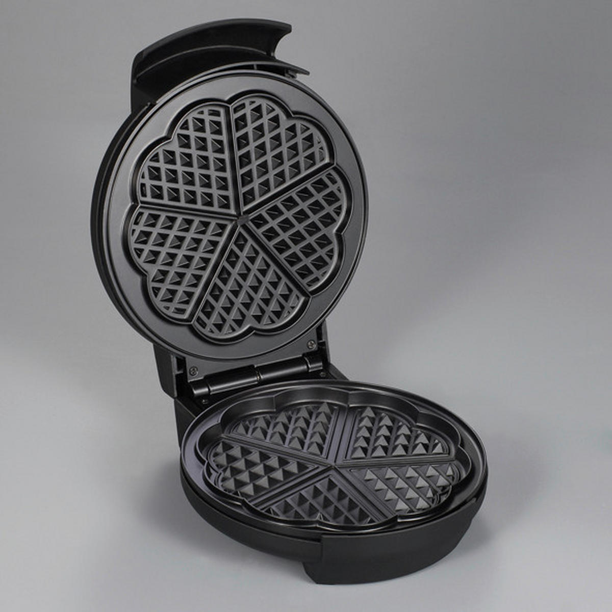 WAFFELEISEN  - Schwarz, Basics, Metall (20,3/25,5/10,5cm) - Severin